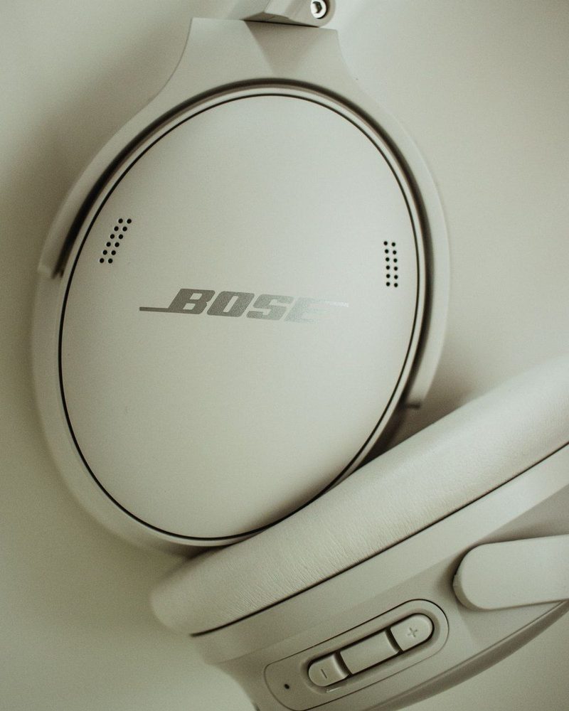 A pair of over-ear headphones
